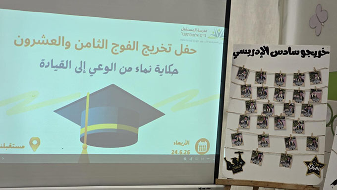 تخريج الفوج الثامن والعشرون في مدرسة المستقبل الابتدائية في جلجولية 